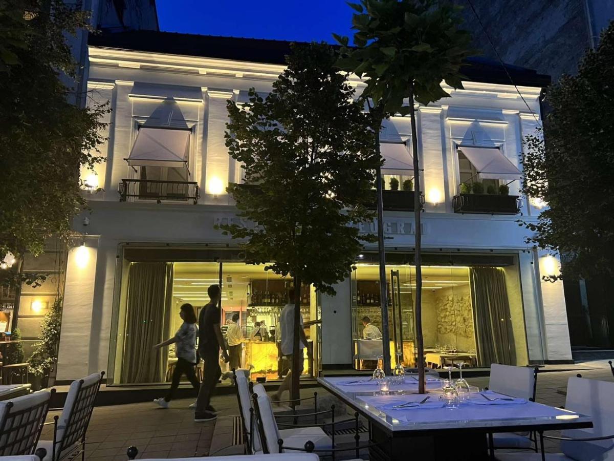 Cvetni Trg Hotel Belgrado Buitenkant foto
